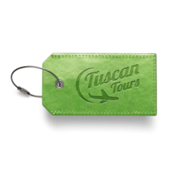 Leeman Venezia™ Sightseer Luggage Tag - Leeman Venezia Sightseer Luggage Tag 8211 Lime Green
