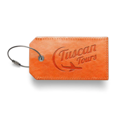 Leeman Venezia™ Sightseer Luggage Tag - Leeman Venezia Sightseer Luggage Tag 8211 Orange