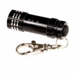 Micro 3 LED Flashlight with Keychain - Micro 3 LED Flashlight with Keychain 8211 Black