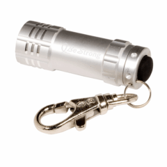 Micro 3 LED Flashlight with Keychain - Micro 3 LED Flashlight with Keychain 8211 Silver