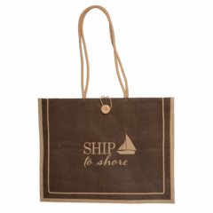 Milan Jute Tote - Milan Jute Tote 8211 Brown