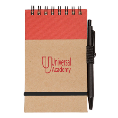 Pocket Eco-Note Jotter 038 Pen 8211 Red