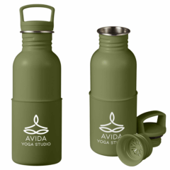 Maya Water Bottle – 20 oz - Prime Line 20 oz Maya Stainless Steel Water Bottle 8211 Shiny Olive