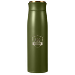 Silhouette Insulated Bottle – 16 oz - olive