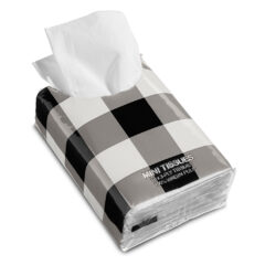 Mini Tissue Packet with Buffalo Plaid Packaging - pc198_00_z_QRT