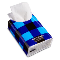 Mini Tissue Packet with Buffalo Plaid Packaging - pc198_01_z_QRT
