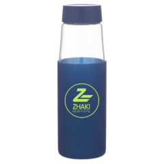 h2go sloan Glass Bottle with Silicone Sleeve – 20 oz - 54112z0