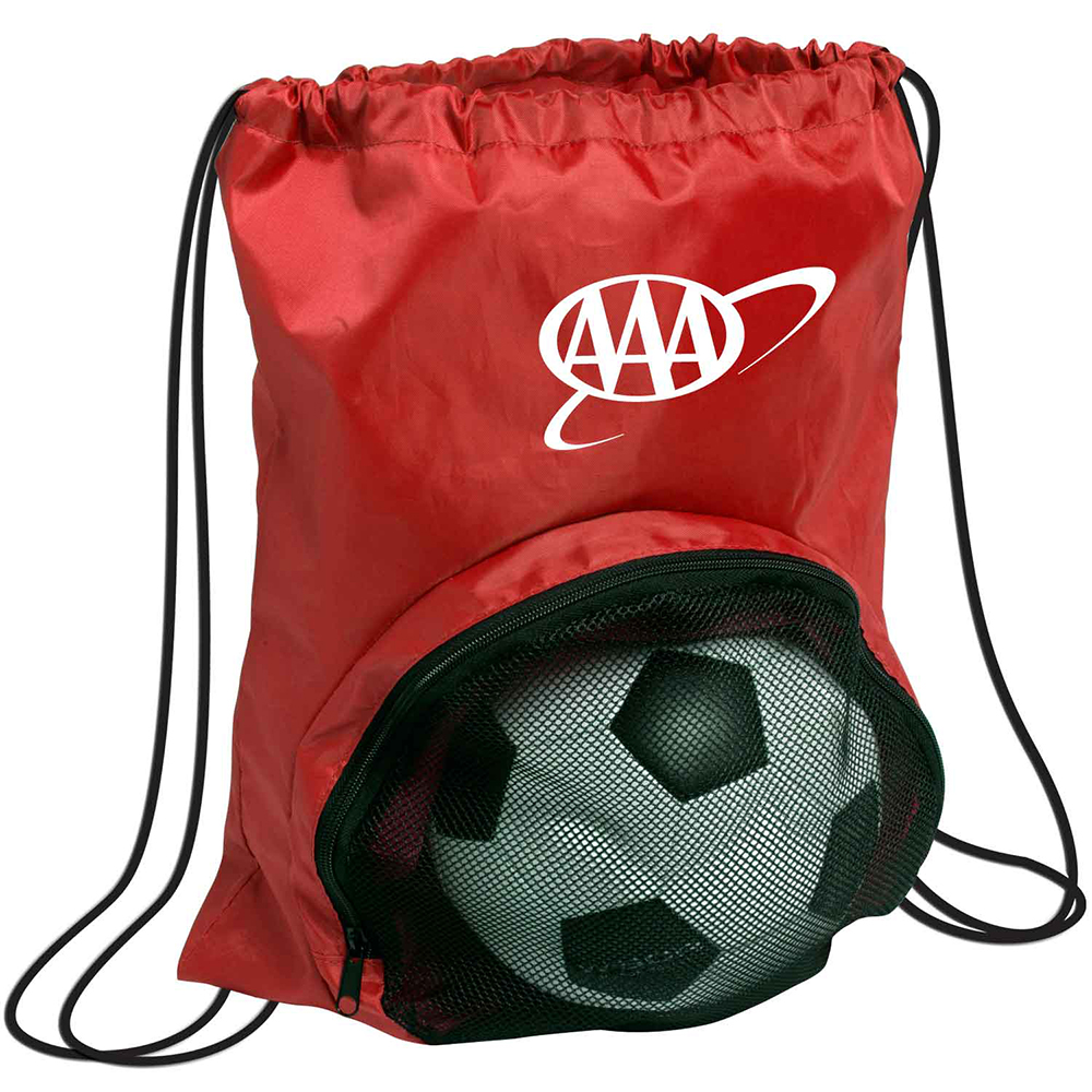 Striker Drawstring Backpack - 8160_red