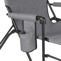Coleman® Forester Deck Chair - Coleman_sup_reg-__sup_ Forester Deck Chair_VCLM049GY cup holder