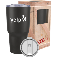Kong Vacuum Insulated Tumbler – 30 oz - KONG_BODYBLACK