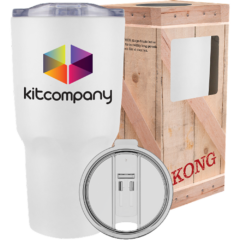 Kong Vacuum Insulated Tumbler – 30 oz - KONG_BODYWHITE
