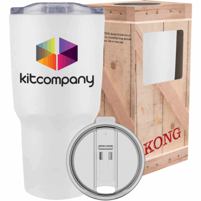 Kong Vacuum Insulated Tumbler 8211 30 oz 8211 White