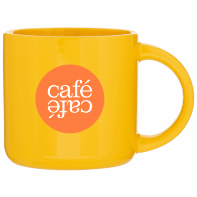 Minolo Ceramic Coffee Mug 8211 14 oz 8211 Athletic Gold