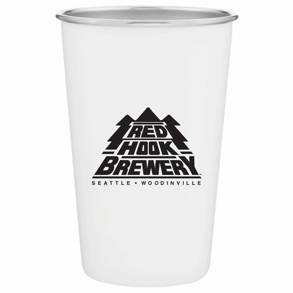 Stainless Steel Pint with Powder Coated Finish – 16 oz - Stainless Steel Pint with Powder Coated Finish 8211 16 oz 8211 Matte White