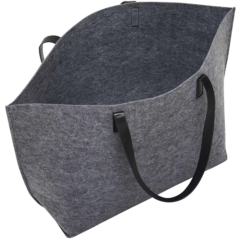 The Goods™ Recycled Felt Shoulder Tote - THE GOODS Recycled Felt Shoulder Tote 8211 Large opening