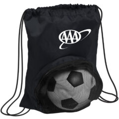 Striker Drawstring Backpack - black