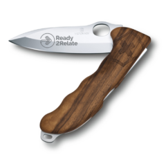 Victorinox® Hunter Pro Folding Knife with Walnut Handle - 0-9411-M63-Closed-jpg