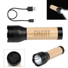 Bamboo Rechargeable LED Flashlight - 20048_group