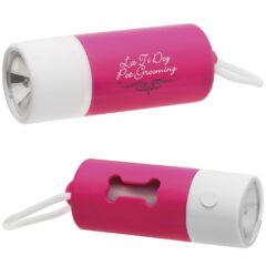 Light-Up Dog Waste Bag Dispenser - 338_Pink_01