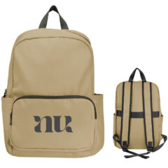 Anywhere RPET Backpack - 35108_TAN_Colorbrite