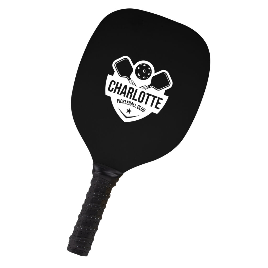 Single Pickleball Paddle - 40003_BLKBLK_Silkscreen