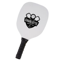 Single Pickleball Paddle - 40003_WHTBLK_Silkscreen