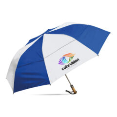 Jordan™ Maelstrom Umbrella - 45002_ROYWHT_Colorbrite