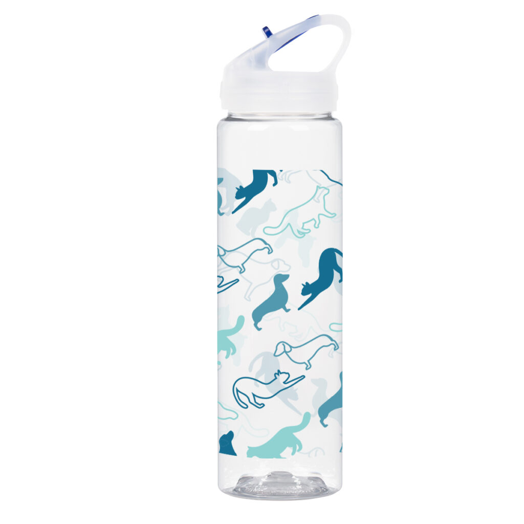 Full Color Brooks Bottle – 25 oz - 55940_CLRBLU_Megabrite