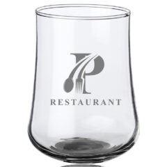 Rose Bud Stemless Glass – 15.5 oz - Black-927640-0794al-black-zoom
