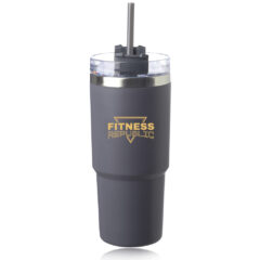 Lotus Travel Mug – 23 oz - Charcoal-942507-tm398-charcoal-zoom