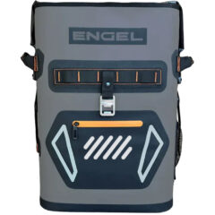 Engel Roll Top High Performance Backpack Cooler- 24  Can - ENGL-CS25B_dark-gray-and-orange_FEATwebp