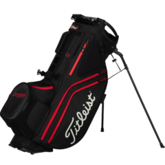 Titleist® Hybrid 14 Golf Bag - HYBRID14BAG-FD_BLKBLKRED