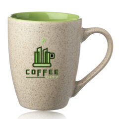 Sesame Speckled Two-Tone Coffee Mug – 10 oz - Lime-Green-507942-cm1029-lime-green-zoom
