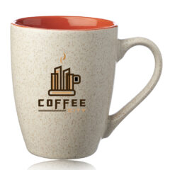 Sesame Speckled Two-Tone Coffee Mug – 10 oz - Orange-355373-cm1029-orange-zoom