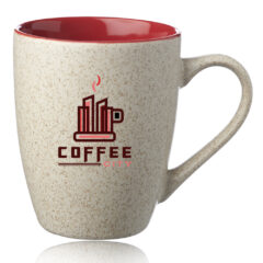 Sesame Speckled Two-Tone Coffee Mug – 10 oz - Red-188285-cm1029-red-zoom