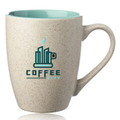 Sesame Speckled Two-Tone Coffee Mug – 10 oz - Teal-417078-cm1029-teal-zoom