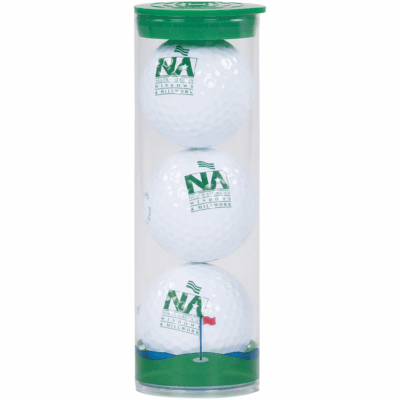Titleist 3-Golf Ball Tall Tube 8211 Design Sample