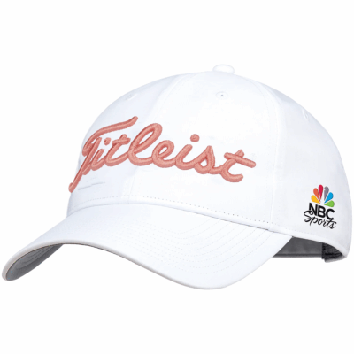 Titleist Women8217s Tour Performance Golf Cap 8211 White-Peach