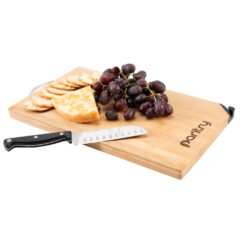 Bamboo Cutting Board with Knife Sharpener - ic6305-1706922050