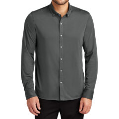 MERCER + METTLE™ Stretch Jersey Long Sleeve Shirt - 1200W-null
