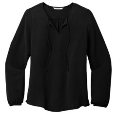 Port Authority® Women’s Textured Crepe Blouse - 337W-null 1