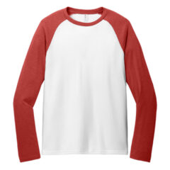 Allmade® Unisex Tri-Blend Long Sleeve Colorblock Raglan - 337W-null