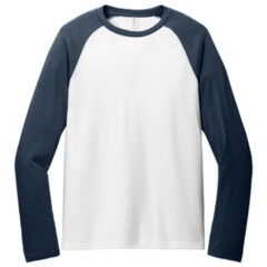 Allmade® Unisex Tri-Blend Long Sleeve Colorblock Raglan - 337W-null 2