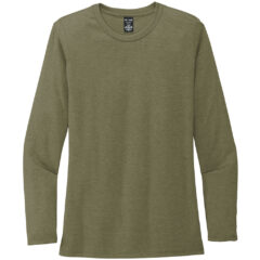 Allmade® Women’s Tri-Blend Long Sleeve Tee - AL6008_oliveyougreen_flat_front