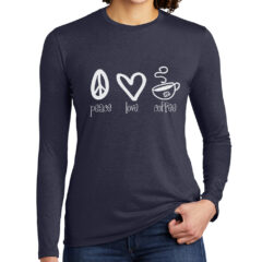 Allmade® Women’s Tri-Blend Long Sleeve Tee - AL6008_rebelblue_model_front