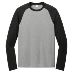 Allmade® Unisex Tri-Blend Long Sleeve Colorblock Raglan - ALLMADE