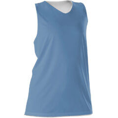 Alleson Athletic – Women’s Reversible Racerback Tank - Alleson_Athletic_506CRW_Columbia_Blue-_White_Front_High