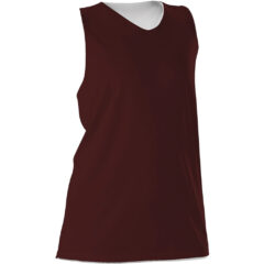 Alleson Athletic – Women’s Reversible Racerback Tank - Alleson_Athletic_506CRW_Maroon-_White_Front_High