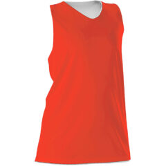 Alleson Athletic – Women’s Reversible Racerback Tank - Alleson_Athletic_506CRW_Orange-_White_Front_High