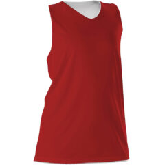 Alleson Athletic – Women’s Reversible Racerback Tank - Alleson_Athletic_506CRW_Red-_White_Front_High